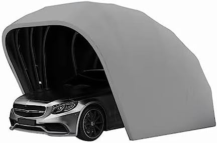 Toldo retráctil para coche 5,5 x 2,5 x 2,3 m - Tela Oxford 600D y acero inoxidable - Varillas telescópicas hidráulicas - Refugio impermeable para exterior
