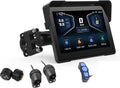 Pantalla moto 7 pulgadas IP67 - CarPlay Android Auto DVR TPMS - Bluetooth portátil sin tarjeta SD