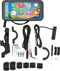 Pantalla GPS moto 6.25 pulgadas - CarPlay Android Auto inalámbrico - ajuste específico peso 760 g