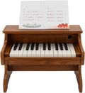Teclado piano madera 25 teclas - MDF ABS sonido 440 Hz - aprendizaje musical para principiantes