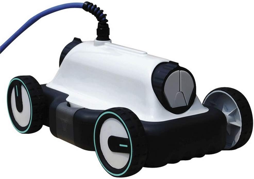 Bestway 58478 Mia robot limpiafondos eléctrico - Para piscinas de fondo plano - Filtración 18 m3 h con filtro 180 micras - Cable 9 m y ciclos programables hasta 2 h