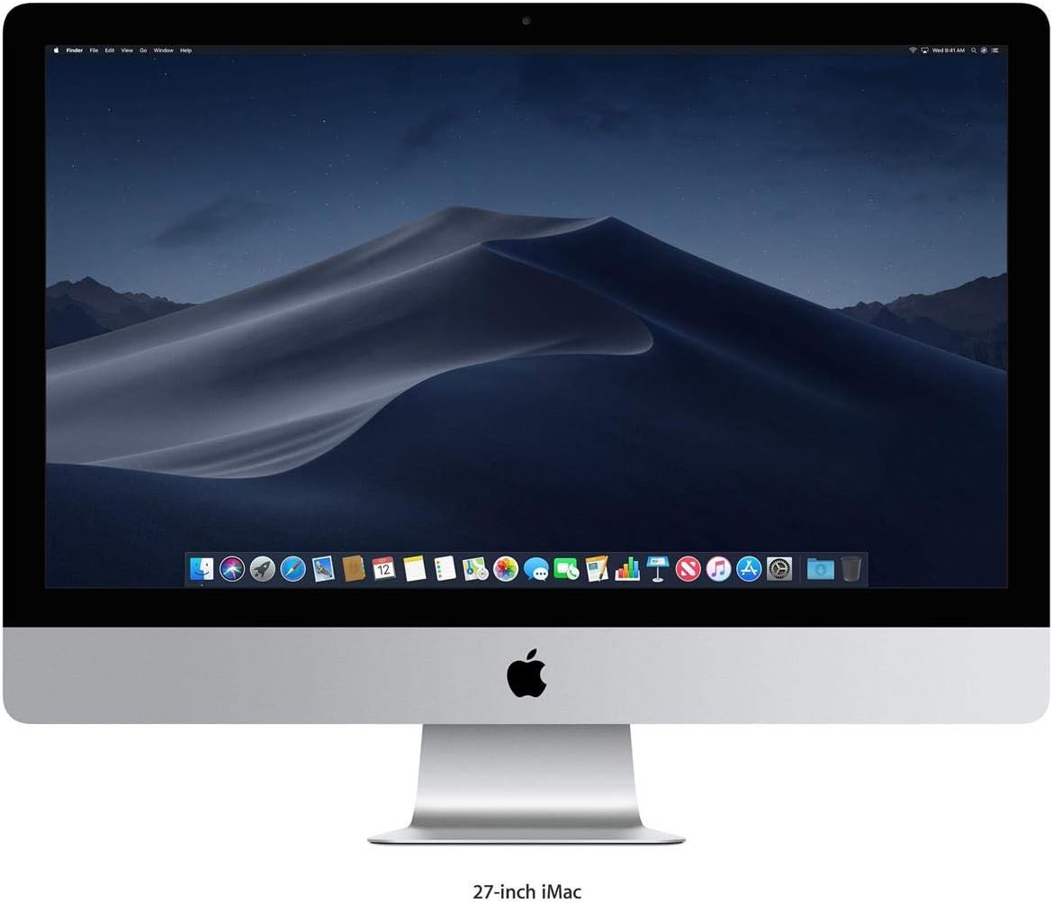 Apple iMac 27 Pulgadas 2019 Ordenador Todo en Uno Intel Core i9 3.6GHz 8 Core 64GB RAM 2TB SSD Radeon Pro 580X 8GB macOS Catalina Reacondicionado - iMac Profesional Alto Rendimiento - Ordenador Todo en Uno para Creatividad y Trabajo Avanzado