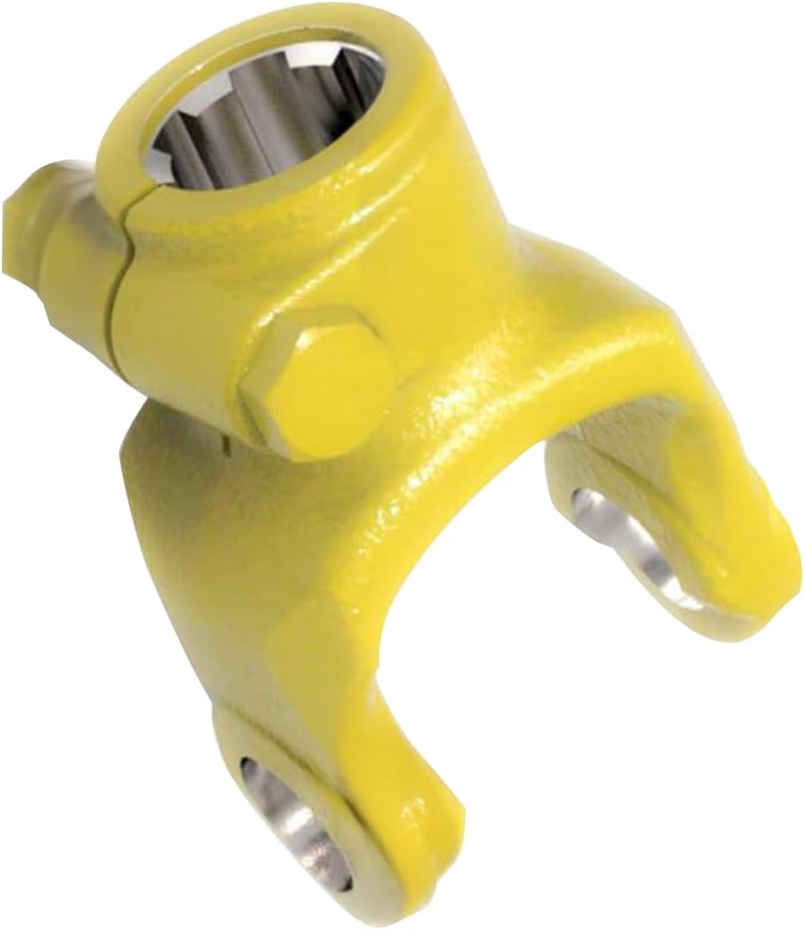 Quueparts 700712517 A D558720 Herramienta de yugo de abrazadera - Compatible con empacadoras Hesston - Modelos 4750 4755 4900 y 4910 - Recambio amarillo de 6,8 libras