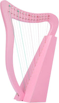 Arpa lira pequeña 15 tonos - instrumento de cuerda para principiantes - práctica musical portátil