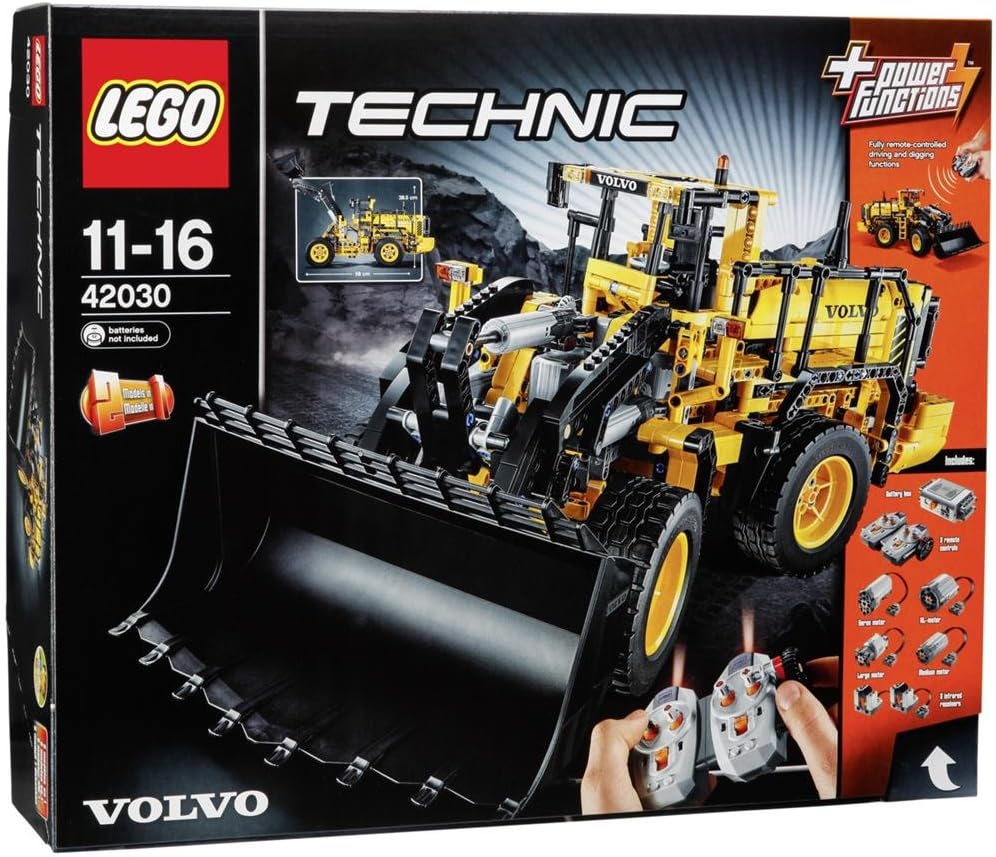 LEGO Technic Volvo L350F cargadora 42030 set construccion 1636 piezas control remoto educacion ingenieria juguete multicolor plastico