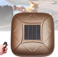 Funda automática para coche Gold 3L - Carga solar y control remoto inteligente - PEVA impermeable resistente al sol - Alarma antirrobo y plegado retráctil