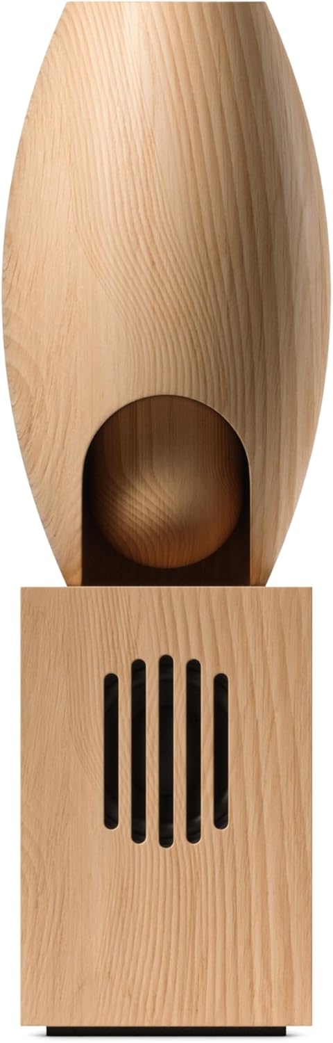Muñeca coral de madera multicolor - altavoz interno MIDI y BLE - figura cantante 30,5 x 15,5 x 15 cm