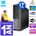 Dell PC 3020 SFF Intel i7 4790 8GB RAM 250GB Disco DVD Grabadora Oficina Reacondicionado Sistema Estable - Dell PC 3020 SFF i7 4790 250GB DVD - Ordenador de Escritorio con Rendimiento Profesional