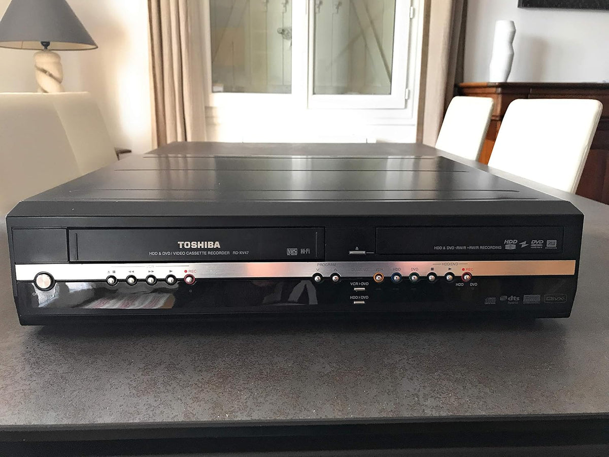 Toshiba RDXV47 Grabador DVD DivX VCR HDMI Sistema Multimedia Cine Hogar Grabación Digital TV Negro - Toshiba RDXV47 Grabador DVD VCR HDMI - Sistema de Grabación y Reproducción Multimedia Integrado