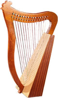 Arpa lira 15 cuerdas de caoba - cuerdas nylon y palanca afinación - instrumento portátil principiante