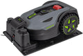 VITO robot cortacésped 20 V 2 Ah - Para césped hasta 300 m2 - Cable periférico y estación de carga - Funcionamiento automático gris con altura hasta 60 mm