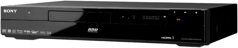 Sony RDR DC205B Reproductor Grabador BluRay DVD HDMI USB 1080p Sistema Multimedia Cine Hogar Negro Audio Envolvente - Sony RDR DC205B Reproductor BluRay DVD - Grabador Multimedia HDMI USB Full HD