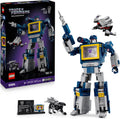 LEGO Icons Transformers Soundwave maqueta adulto 1505 piezas figuras convertibles Laserbeak Ravage sonido decoracion coleccion regalo 10358
