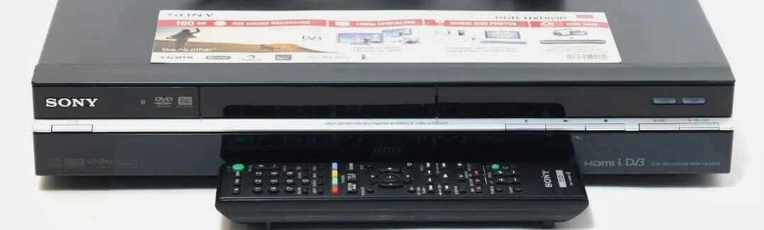 Sony RDR HXD890B Grabador DVD HDMI USB Sistema Multimedia DivX Full HD Cine Hogar Negro - Sony RDR HXD890B Grabador DVD HDMI USB - Sistema de Grabación y Reproducción Multimedia para Televisión