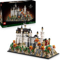 LEGO Architecture Castillo Neuschwanstein maqueta edificio historico adulto 3455 piezas torres patios decoracion coleccion regalo 21063