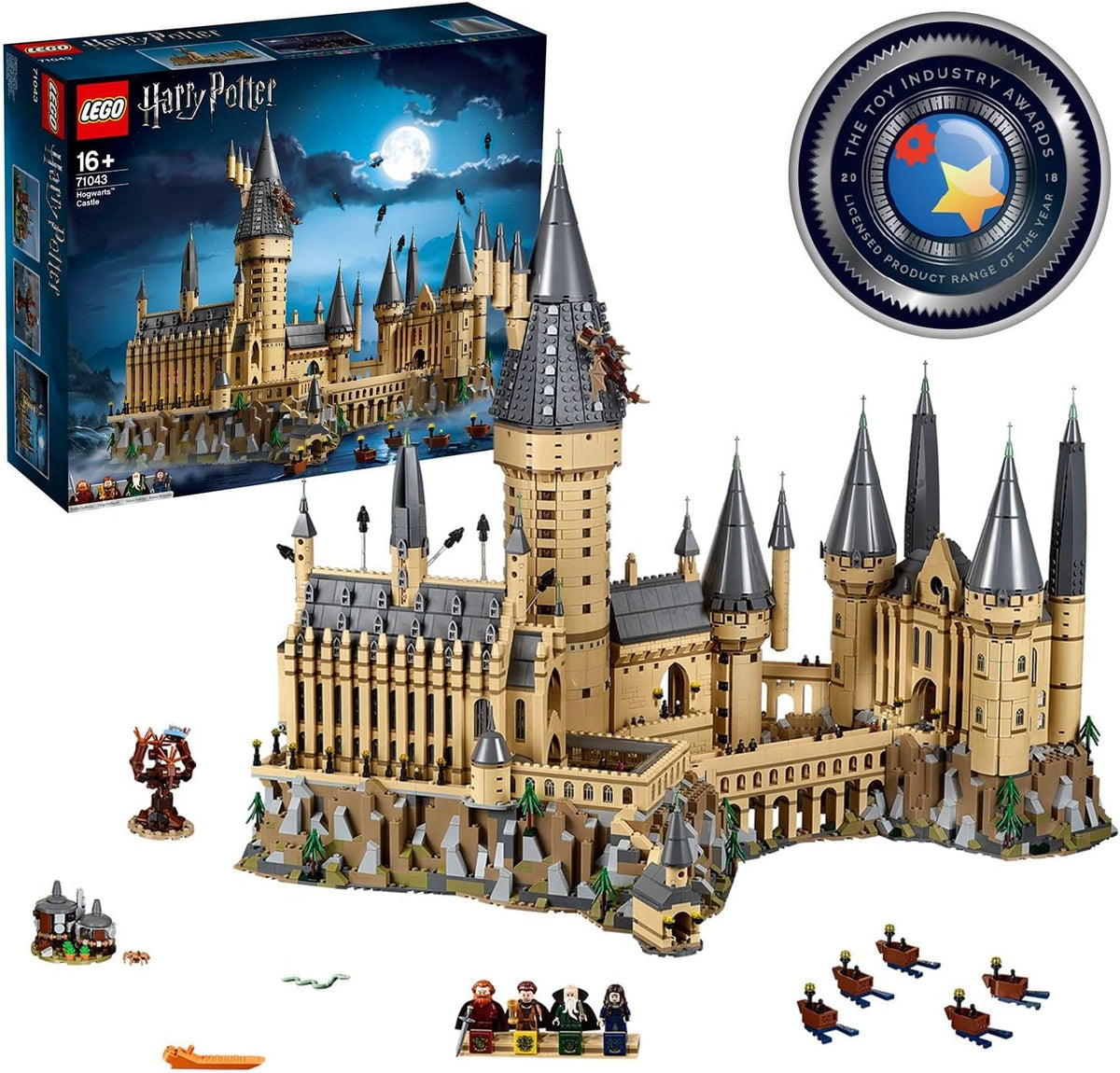 Castillo de Hogwarts para construir - 6020 piezas plástico surtido - maqueta coleccionable Harry Potter