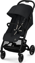 Silla de paseo compacta - Estructura de plástico color Magic Black - Arnés de 5 puntos y diseño estándar - Plegable para niños hasta 22 kg