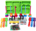 Juguetes Montessori de Material Magnético Juego Educativo de Exploración Científica Magnética Infantil Kit de Experimentos STEM Desarrollo Cognitivo - Juego Cientifico Magnetico - Aprendizaje Sensorial Infantil