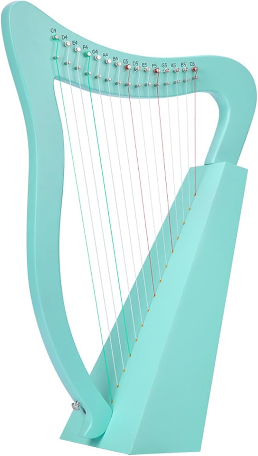Arpa lira 15 cuerdas para principiantes - instrumento pequeño de mano - 15 tonos para aprendizaje musical