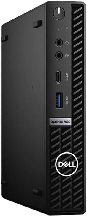 Dell Optiplex 7090 Micro Ordenador Sobremesa Intel Core i5 10500T 16GB RAM 256GB SSD Windows 11 Pro Reacondicionado PC Profesional Compacto - Ordenador de Oficina Micro - Equipo Empresarial de Alto Rendimiento