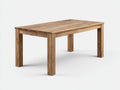 Mesas de jardín de madera 160x85x75 cm - madera natural - diseño rectangular para exterior