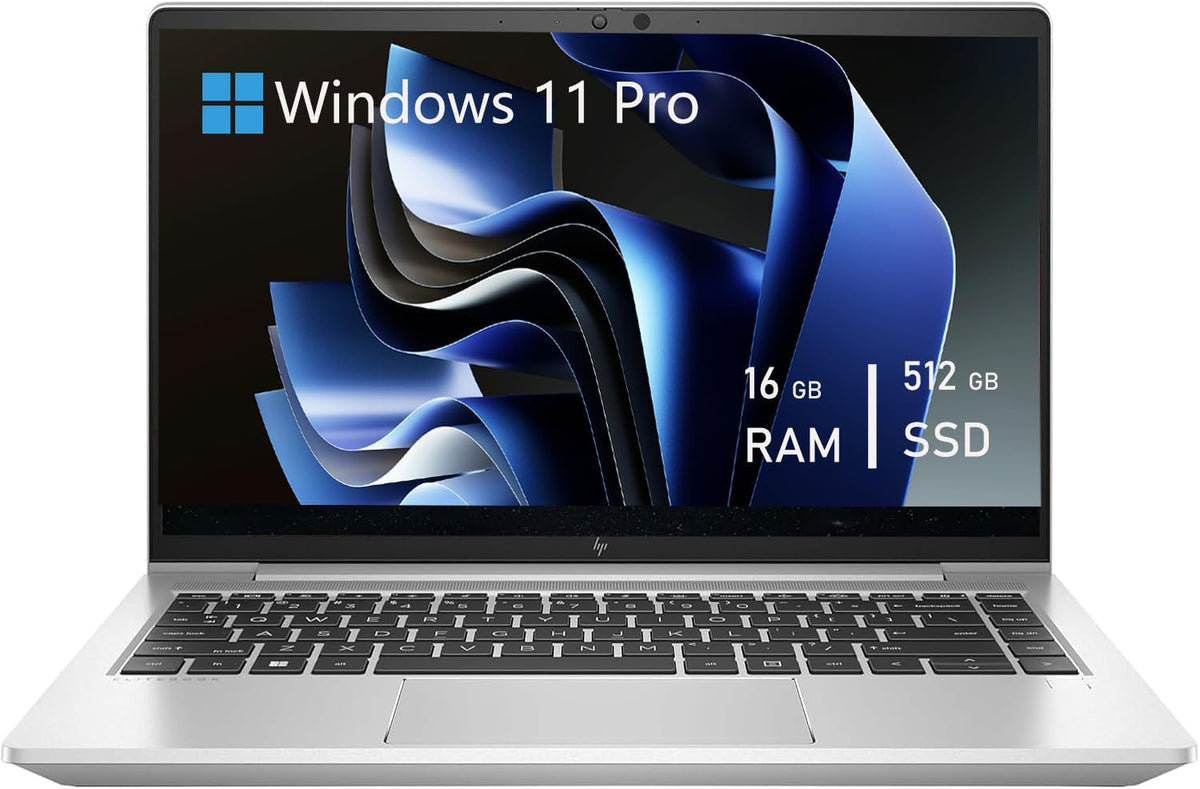 HP EliteBook 645 G9 Ordenador Portatil Empresarial 14 Pulgadas FHD AMD Ryzen 5 Pro 5675U 16GB RAM 512GB SSD Windows 11 Pro Laptop Profesional Reacondicionado - Portatil Empresarial Seguro - Ordenador para Oficina y Trabajo Corporativo