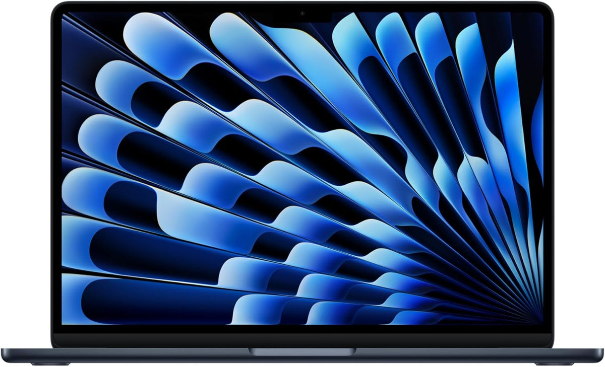 Apple MacBook Air 2025 13 Pulgadas Chip M4 16GB Memoria 256GB SSD Pantalla Liquid Retina Teclado Español Medianoche - Portatil Ultraligero - Ordenador de Alto Rendimiento para Trabajo y Creatividad