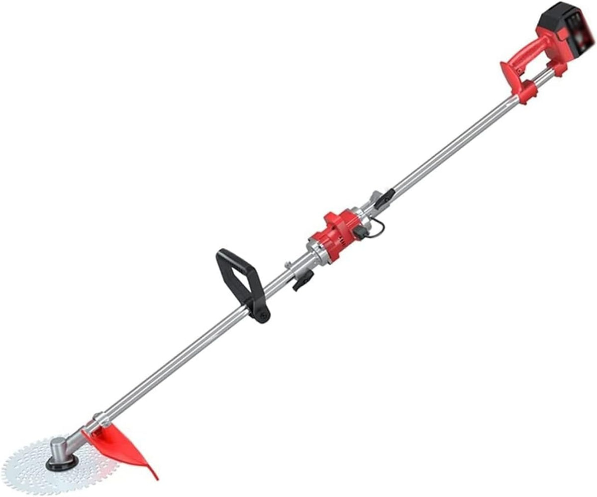 Cortacésped inalámbrico eléctrico - Formato manual y compacto - Función de corte y deshierbe - Para mantenimiento de jardín doméstico