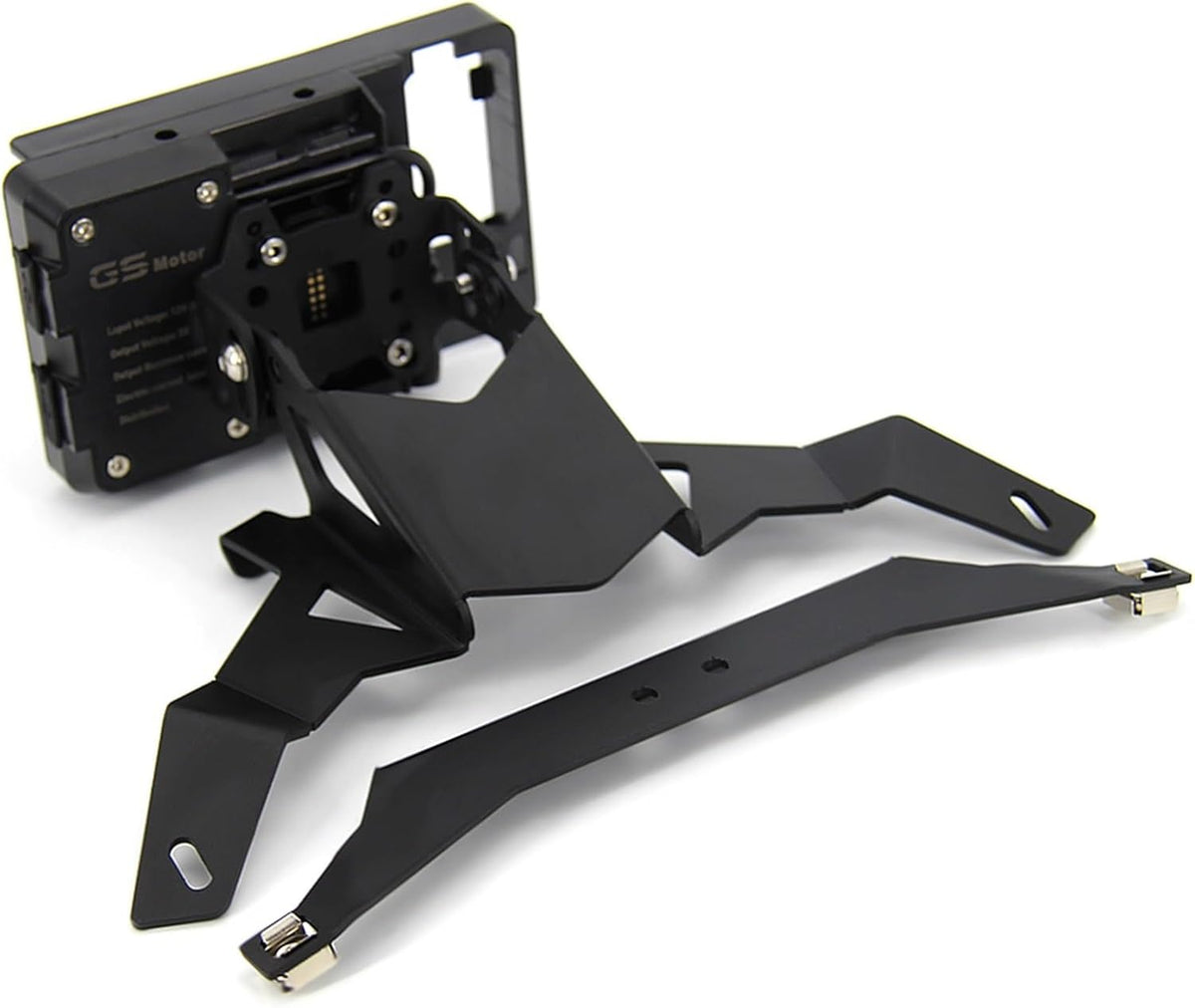 Soporte GPS moto BMW R1200RT 2010 2013 soporte teléfono carga USB navegación motocicleta soporte manillar accesorios touring fijación segura - Soporte GPS con carga USB BMW R1200RT - Accesorio de navegación para motocicleta con fijación estable