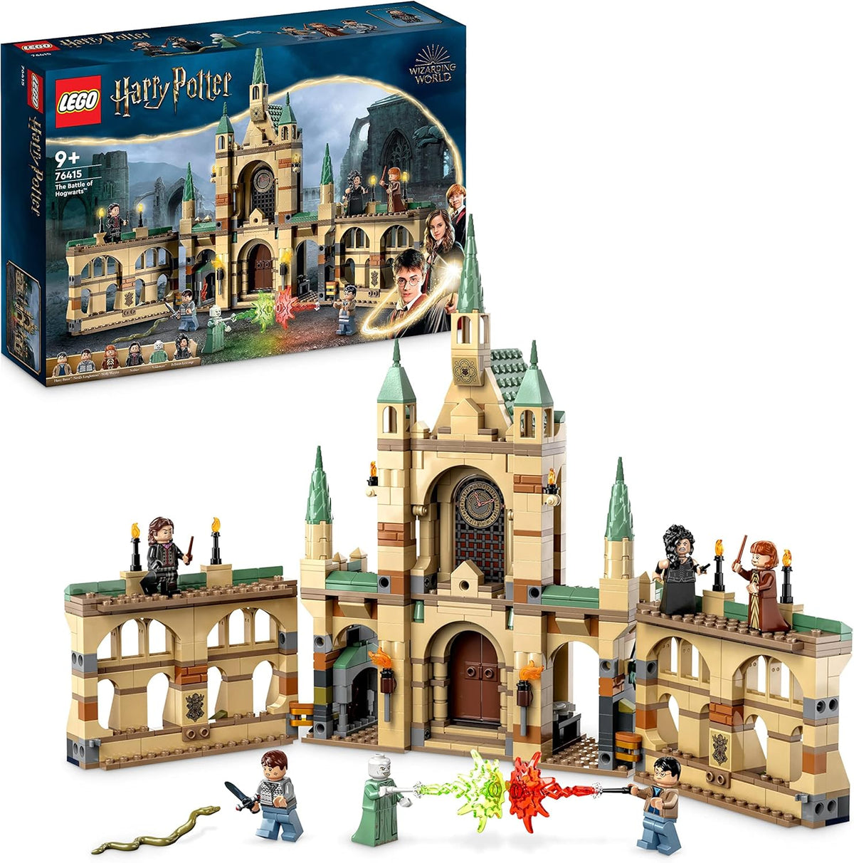 Castillo batalla de Hogwarts Harry Potter - 730 piezas plástico multicolor - juguete construcción con minifiguras
