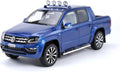 Maqueta camioneta 1 a 18 azul - resina 20 x 10 x 10 cm - coche estático de exhibición artística