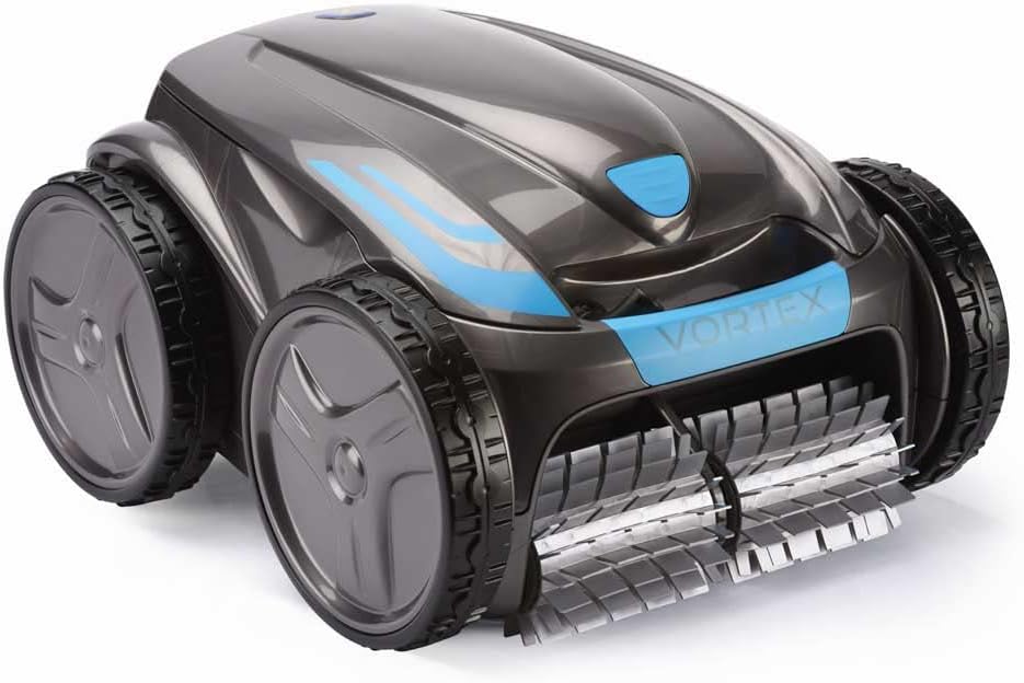 Zodiac Vortex 4WD OV 5200 Robot limpiafondos - Para piscinas hasta 12 x 6 m con cable de 18 m - Limpia fondo paredes y línea de agua - Filtro de 100 micras y tracción 4WD