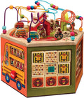 B. toys Cubo de Actividades de Madera Youniversity Centro Educativo Infantil Multisensorial con Letras Números y Formas