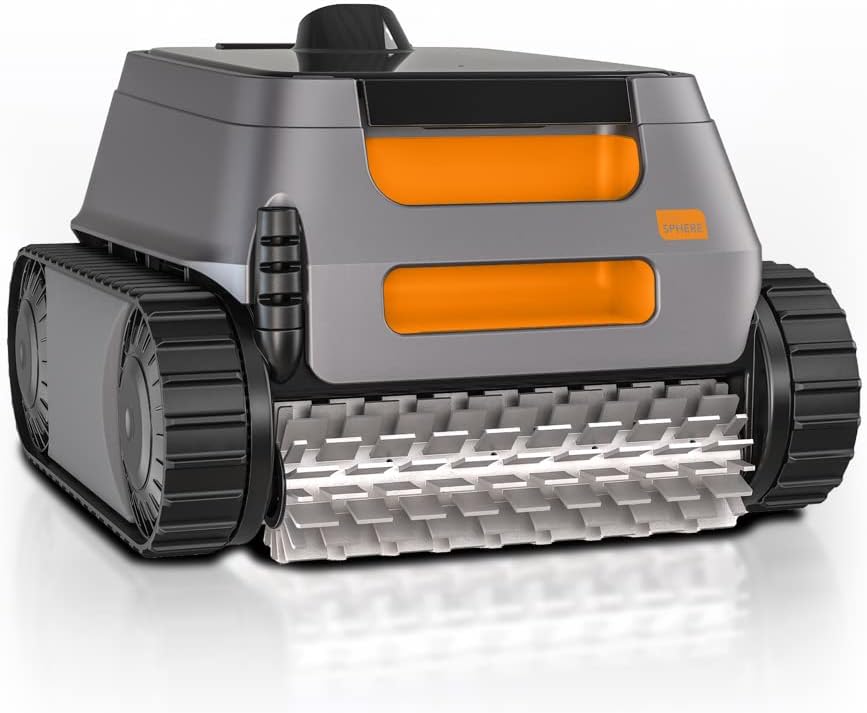 Aquasphere ASR 105 robot limpiafondos eléctrico - Para piscinas hasta 9 x 4 m con cable 15 m - Filtro rígido 3 L de 150 micras - Ciclo 2 h para fondo paredes y flotación