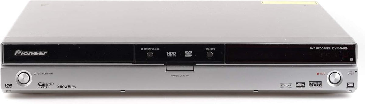 Pioneer DVR 540H Grabador DVD Sistema Multimedia HDMI Digital Dolby DTS Cine Hogar Plata - Pioneer DVR 540H Grabador DVD HDMI - Sistema de Grabación y Reproducción para Televisión