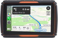 Navegador GPS Moto 4.3 Pulgadas Pantalla Tactil IPX7 Resistente Agua Multilenguaje Bluetooth Soporte Ajustable Condiciones Climaticas Extremas Moto Display - GPS Moto Compacto Profesional - Sistema de Navegacion Todo Terreno para Motocicleta