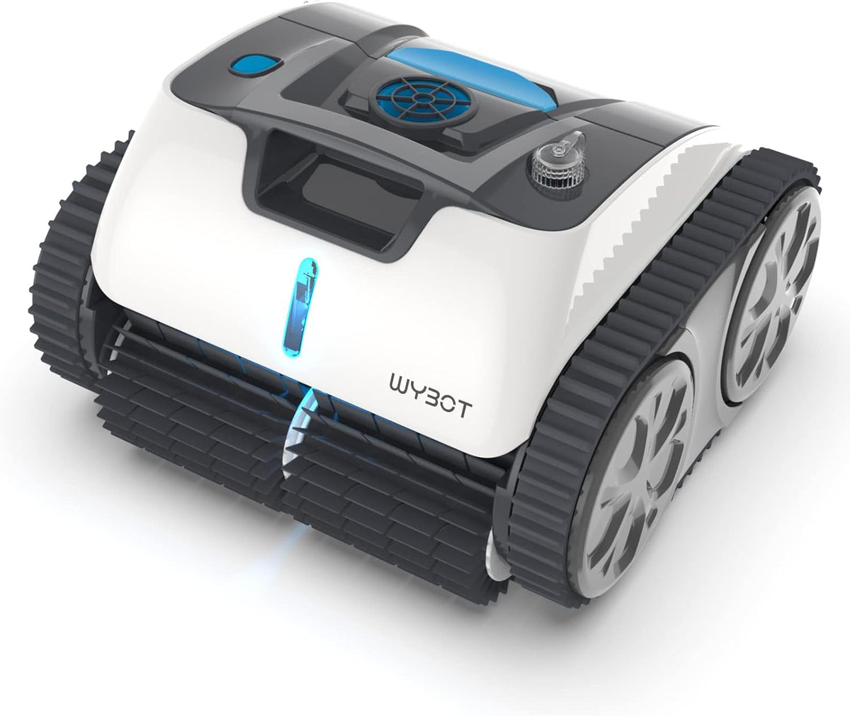 WYBOT WY100 Robot limpiafondos de piscina - Fondo paredes y línea de agua hasta 120 m2 - Autonomía de 120 min con planificación de rutas - Carga rápida y estacionamiento automático